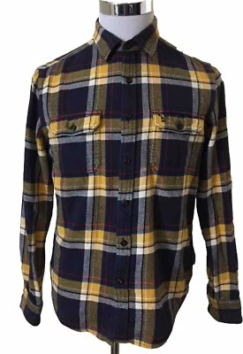 Camisa Western American Eagle Para Hombres Talla M Calce Atlético Con Botones Multi Azul A Cuadros Foto 1 de 4