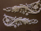 Decorative chic rose large furniture mouldings applique onlay resin