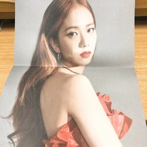 Blackpink Jisoo Official Kill This Love Album Black Ver Folded Poster Girl Kpop - Picture 1 of 2