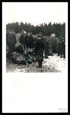 Foto, Nachl.Maj.LW. Horst Wunderlich, funeral de un teniente de avión 5026-1201 - Imagen 1 de 2