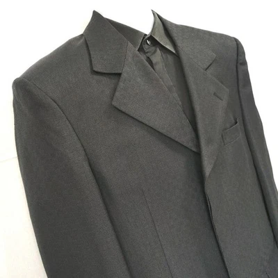 Blazer John Raphael 42R Escotilla Cruz Azulejo Estilo Zoot Puño Abatible 4 Botones Ocultos Foto 1 de 4