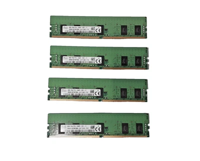 Lote de 4 - SK Hynix 32GB (8GB x4) PC4-2400T DDR4 1Rx8 RDIMM Servidor Memoria RAM Foto 1 de 4