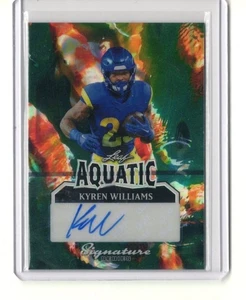 2025 Leaf Signature Series Kyren Williams Aquatic Lava AUTO AUTOGRAPH TRUE 1/1 - Bild 1 von 1