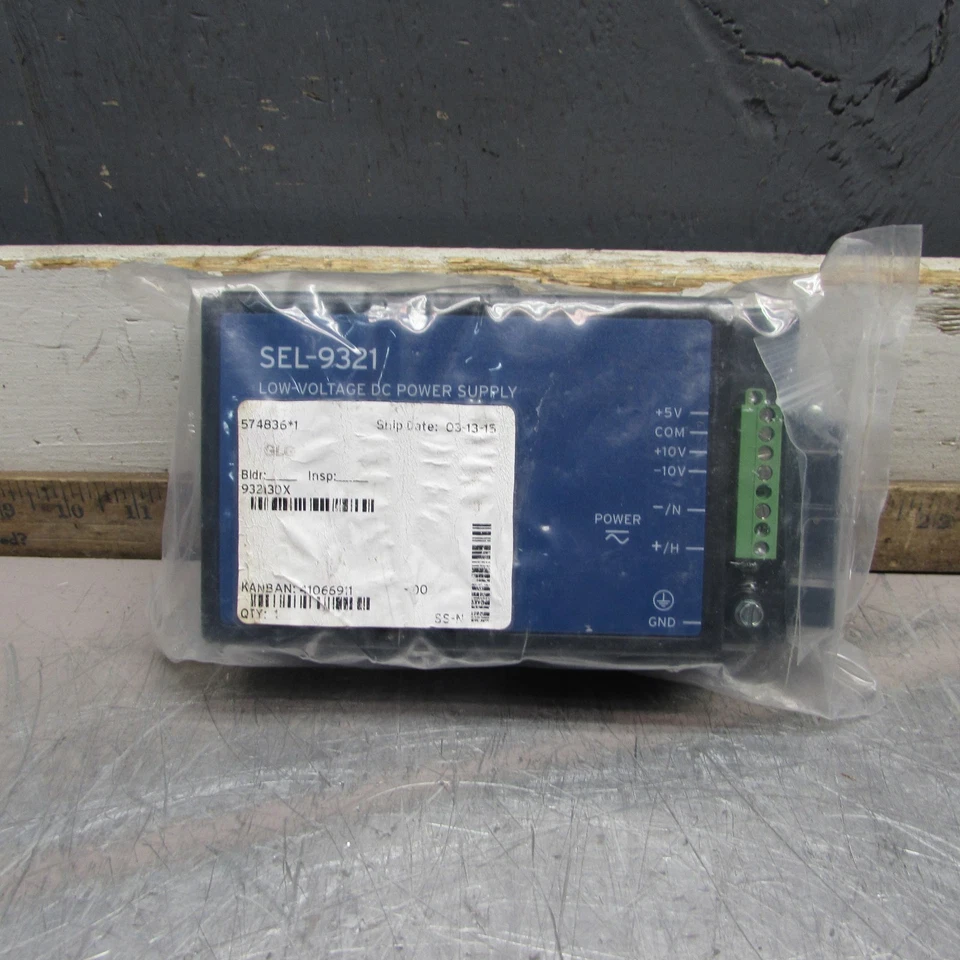 NEW! SCHWEITZER 932130X ,LOW VOLTAGE DC POWER SUPPLY,48/125vdc - 120vac,OUT=5vdc - Image 1 of 4
