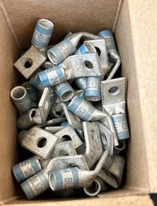Lot Of 55 Thomas & Betts Blue Die 24, 54134 single hole lug - Picture 1 of 11