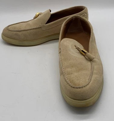 Mocasines Giuseppe Zanotti Design Mujer Beige Borla Gamuza Talla 39 Foto 1 de 4