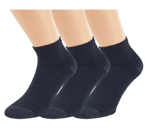 9 Paar RS. Harmony 43013 BAMBUS Kurzstrümpfe marine 3 Größen - Picture 1 of 3