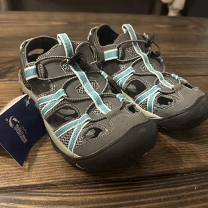 Women’s World Wide Sportsman Oasis III Water Shoes Beach Sandals Size 9.5 - Picture 1 of 5