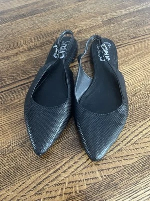 Zapatos Circus By SAM EDELMAN Hillary Negros con Cordones 6M Punta Punta Plana Trabajo Foto 1 de 4