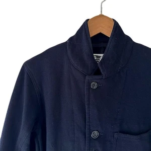Engineered Garments Navy Wool Cotton Jacket XS Made in USA #EK ZFA - Picture 1 of 12