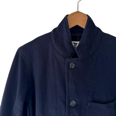 Engineered Garments Navy Wool Cotton Jacket XS Made in USA #EK ZFA - Image 1 of 4