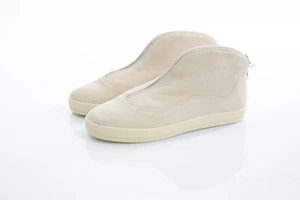 Zapatillas NFN Gourmet Bone Papyrus gris diseñador cuero 42.5 EE. UU. 9.5 - Imagen 1 de 6