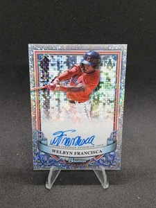 2024 Bowman Sterling Welbyn Francisca #PA-WF Speckle Auto /99 - Bild 1 von 7