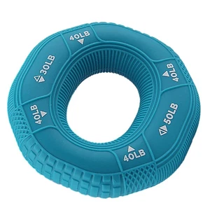 Grip Circle Finger Exercise Trainer Fitness Hand Strengthener Rings - Picture 1 of 12