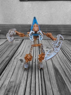 乐高 Bionicle Metru Nui Vahki Zadakh 2004 蓝色 #8617 无光盘 — 第 1/4 张图片