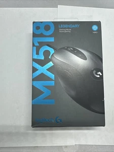 NEW Logitech G MX518 Wired Legendary Hero Optical Gaming Mouse Sealed - Afbeelding 1 van 4