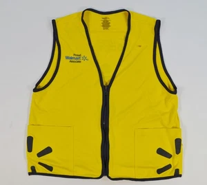 Walmart Employee Vest Yellow Proud Worker Official Uniform Shirt Large  - Picture 1 of 9