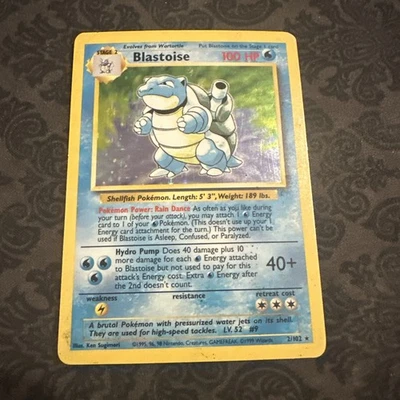 Blastoise 2/102 Holo Rare Base Set Pokémon Card - Image 1 of 4
