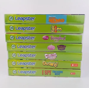 7 cartuchos de juego LeapFrog Leapster con fundas Disney/Pixar Nemo Toy Story PreK-3rd - Imagen 1 de 13