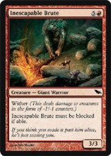INESCAPABLE BRUTE X4 4 4X Shadowmoor MTG Magic the Gathering Cards DJMagic