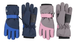 Heat Holders Childrens Waterproof Fleece Lined Warm Ski Gloves for Cold Weather - Picture 1 of 4