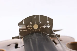 Viola Bridge Nut Shaping Tool String Spacing Marker & Bow RE-HAIR Gauge - Picture 1 of 6