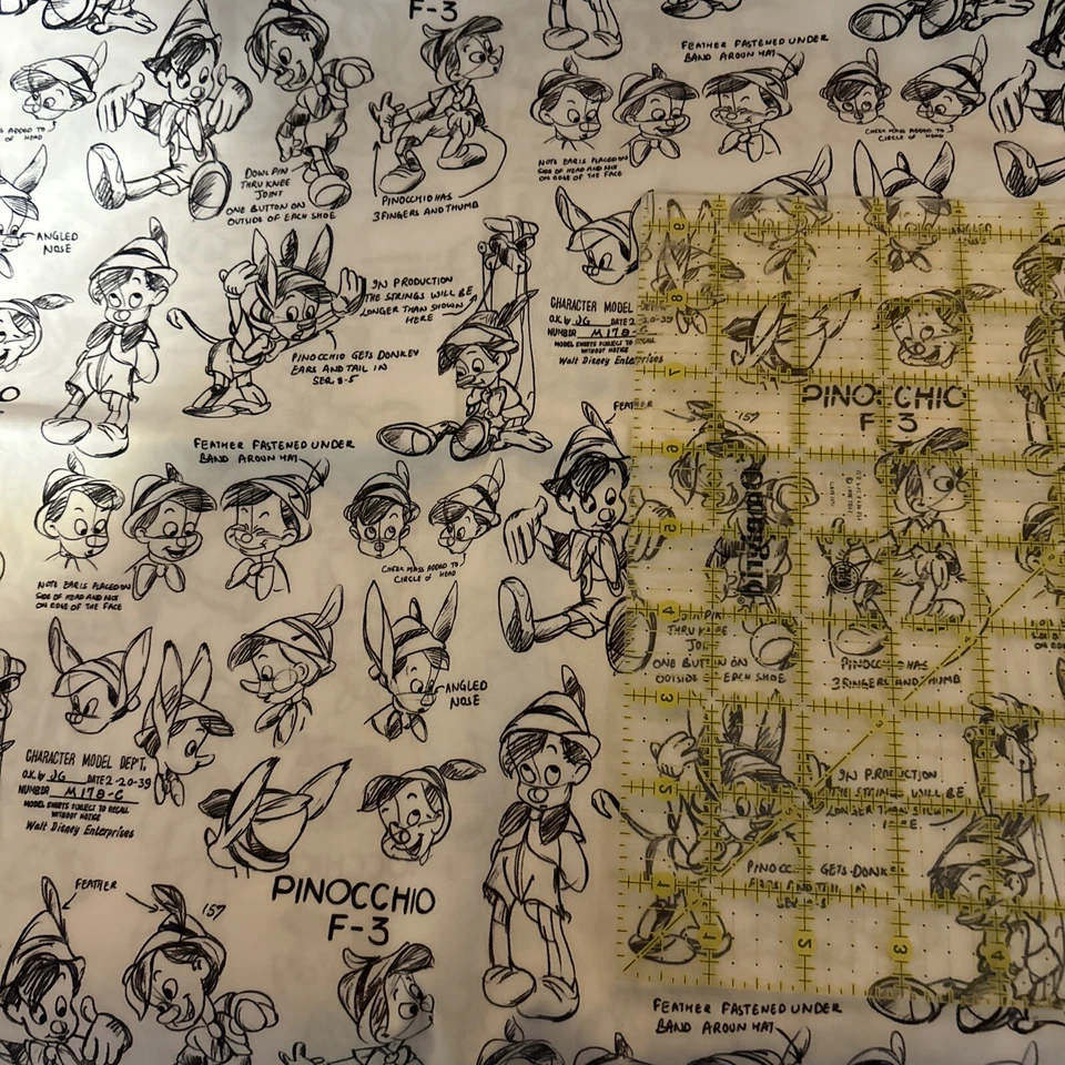 Tela vaso inspirada en bocetos de niño pequeño 100 % algodón tejida 9x14 Foto 1 de 1