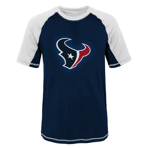 Outerstuff NFL Youth Houston Texans Short Sleeve Rash Guard Shirt Cover