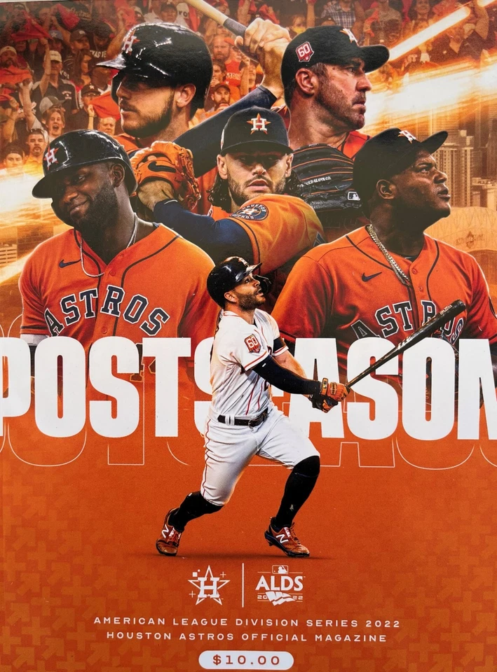 2022 ЖУРНАЛ HOUSTON ASTROS ПОСТСЕЗОН ДАНЬ/ОБЗОР ОГРАНИЧЕННЫЙ ВЫПУСК - Изображение 1 из 1