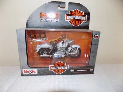 MAISTO H-D CUSTOM 1952 K MODELO HARLEY DAVIDSON 1:18 SERIES 37 - Imagem 1 de 4