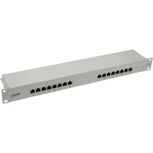 InLine® Patchfeld Cat.6, 16-fach, 48,26cm (19"), 1HE, lichtgrau, RAL7035 - Bild 1 von 2
