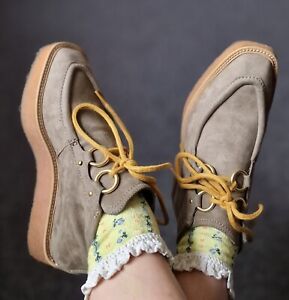 Stella McCartney Luxury Designer Suede Platform Moccasins Boots Shoes