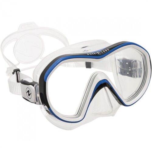 Aqua Lung Reveal X1 Single Lens Scuba Diving Snorkeling Mask Blue/Clear Comfort