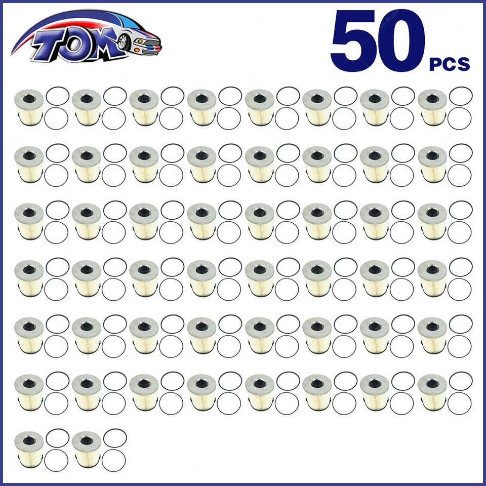 BRAND NEW 50 FUEL FILTERS FOR FORD F250 F350 F450 7.3L TURBO DIESEL F55055 - Image 1 of 3