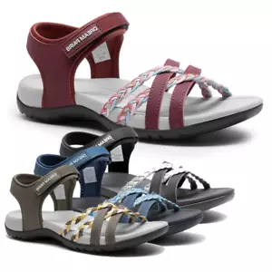 Women Lightweight Hiking Sandals Athletic Quick-Drying Walking Water Sandals - Picture 1 of 32