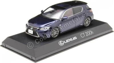 Kyosho Original 1/43 Lexus CT 200h F Sport Car Model Black/Deep Blue Mica Japan - Image 1 of 4