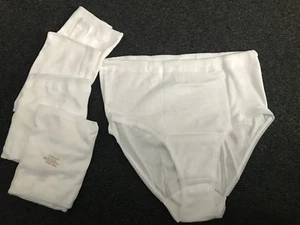 Pack de 5 calzoncillos blancos talla 26 lisos 100 % algodón bragas pantalones ropa interior Eur 52 - Imagen 1 de 5