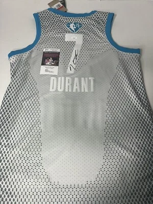 Kevin Durant Autographed NBA Signed 75th Anniversary All Star Jersey- JSA COA! - Image 1 of 4