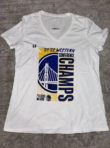 Golden State Warriors Champs NBA T-Shirt Women's Size M Athletic Sporty New - Picture 1 of 2