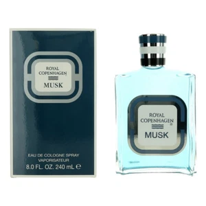 Royal Copenhagen MUSK Men 8.0 8 oz 240 ml Eau De Cologne Spray Nib Sealed - Picture 1 of 2