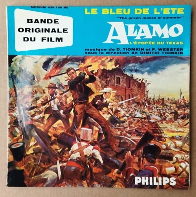 45 TOURS   --- ALAMO. BANDE ORIGINALE DU FILM --- - Photo 1/3