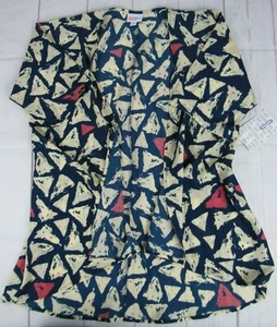 Lularoe Kids Bianka Blue & Cream Kimono Size 3 NWT  - Picture 1 of 3