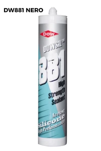 Dow Corning 881 - Silicone per Acquari acetico - colore NERO 310 ml - TOP-Dowsil - Imagen 1 de 1