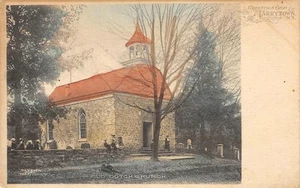 Old Dutch Church TARRYTOWN New York 1900s Hand-Colored Vintage Postcard Antique - Picture 1 of 2