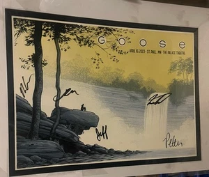 Goose Palace Theatre St Paul Justin Santora Poster Signed By Goose! - Picture 1 of 2