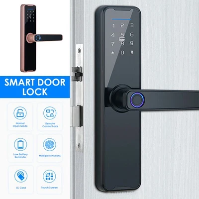 Smart Fingerprint Door Lock Security Lock Electronic Door Lock Biometric Lock - Image 1 of 4