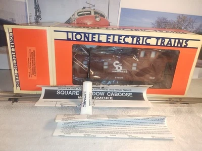 Lionel 6- 17608  C&O Lighted smoking Blinking Rear Light caboose -New - Image 1 of 4