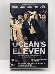 Ocean's Eleven VHS PAL GC Tested George Clooney Brad Pitt Andy Garcia Matt Damon - Bild 1 von 8
