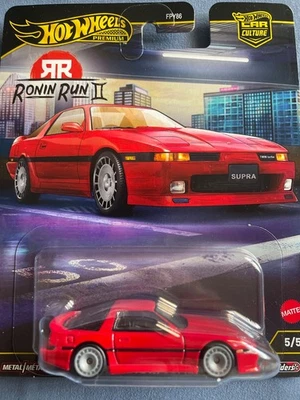 Toyota Supra 89 Hot Wheels Ronin Run II, Car Culture # 5/5 Foto 1 de 3