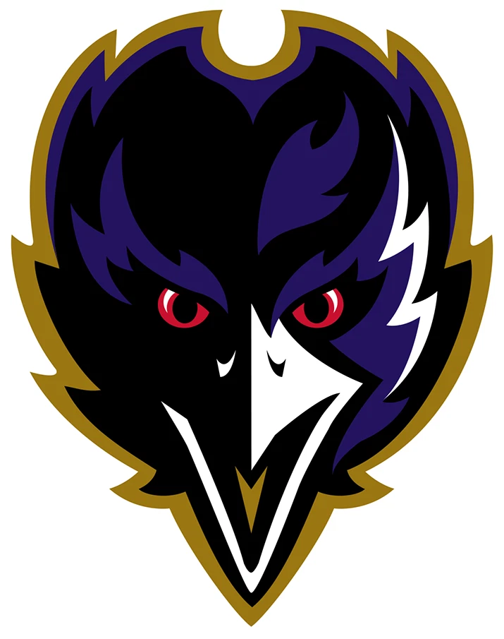 Pegatina/calcomanía de vinilo resistente a la intemperie con logotipo de Baltimore Ravens 06 Foto 1 de 1